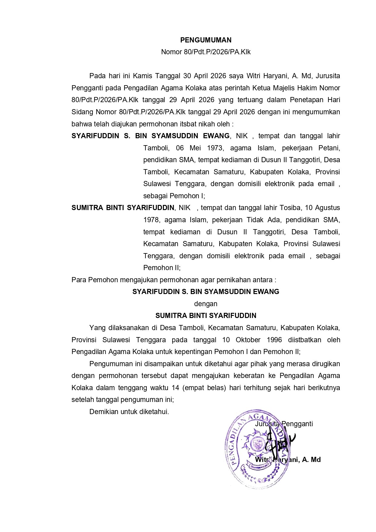 80_Pdt.P_2026_PA.Klk - Pengumuman_page-0001.jpg